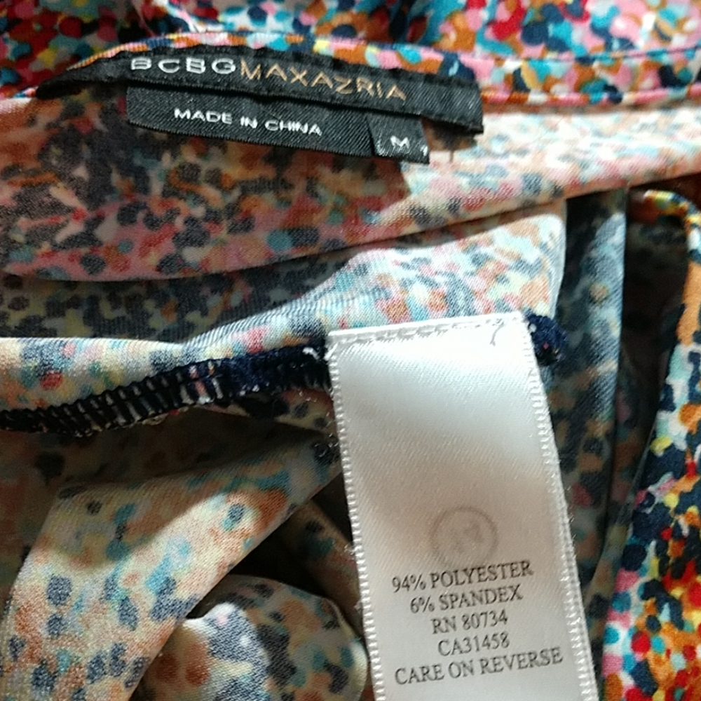 Bcbgmaxazria Multi Colored Blouse - image 7
